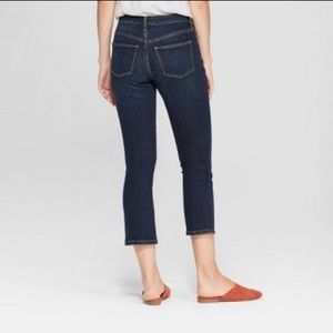 High Rise Kick Boot Crop Jeans